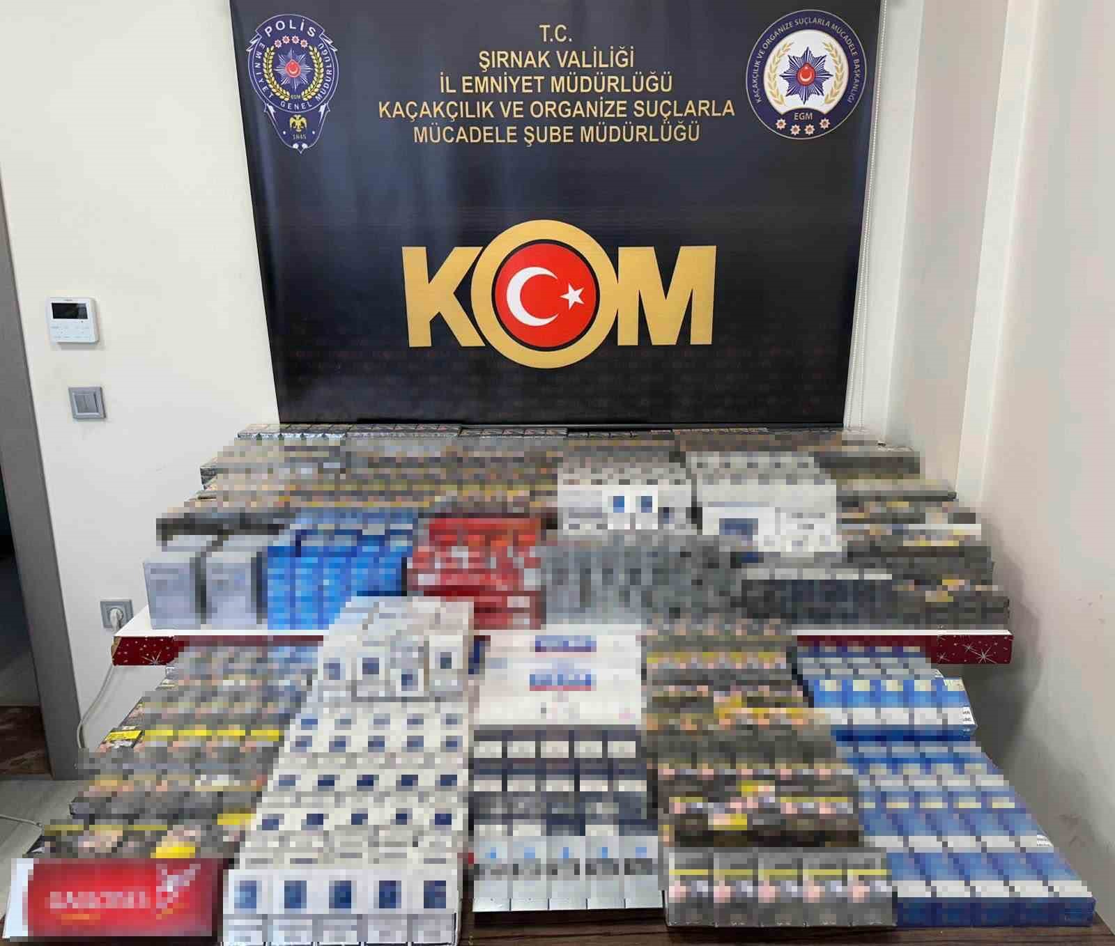 Şırnak’ta kaçakçılık ve asayiş operasyonu: 66 gözaltı