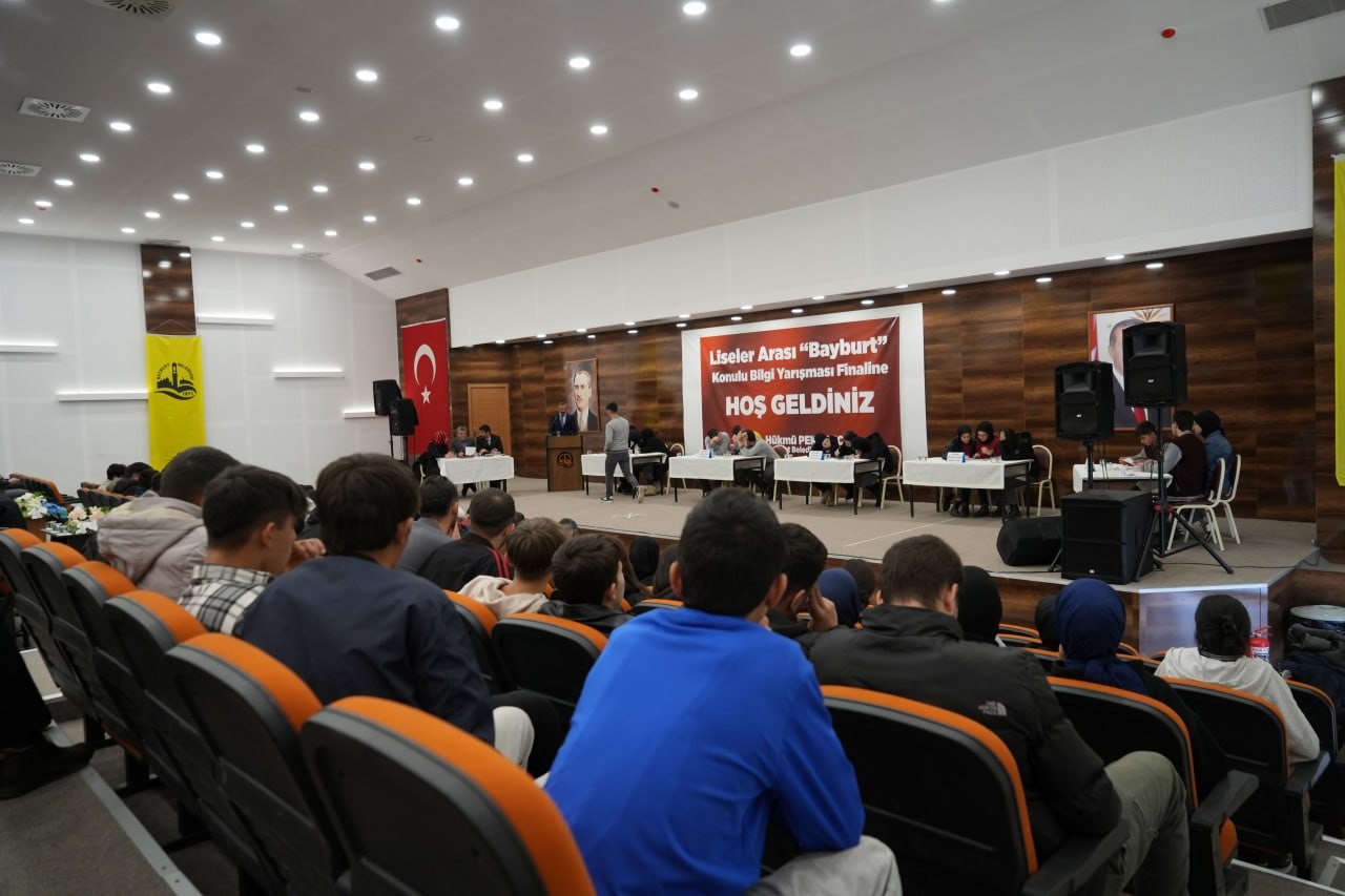 Bayburt konulu bilgi yarışmasının kazananı Milli İrade Anadolu Lisesi oldu