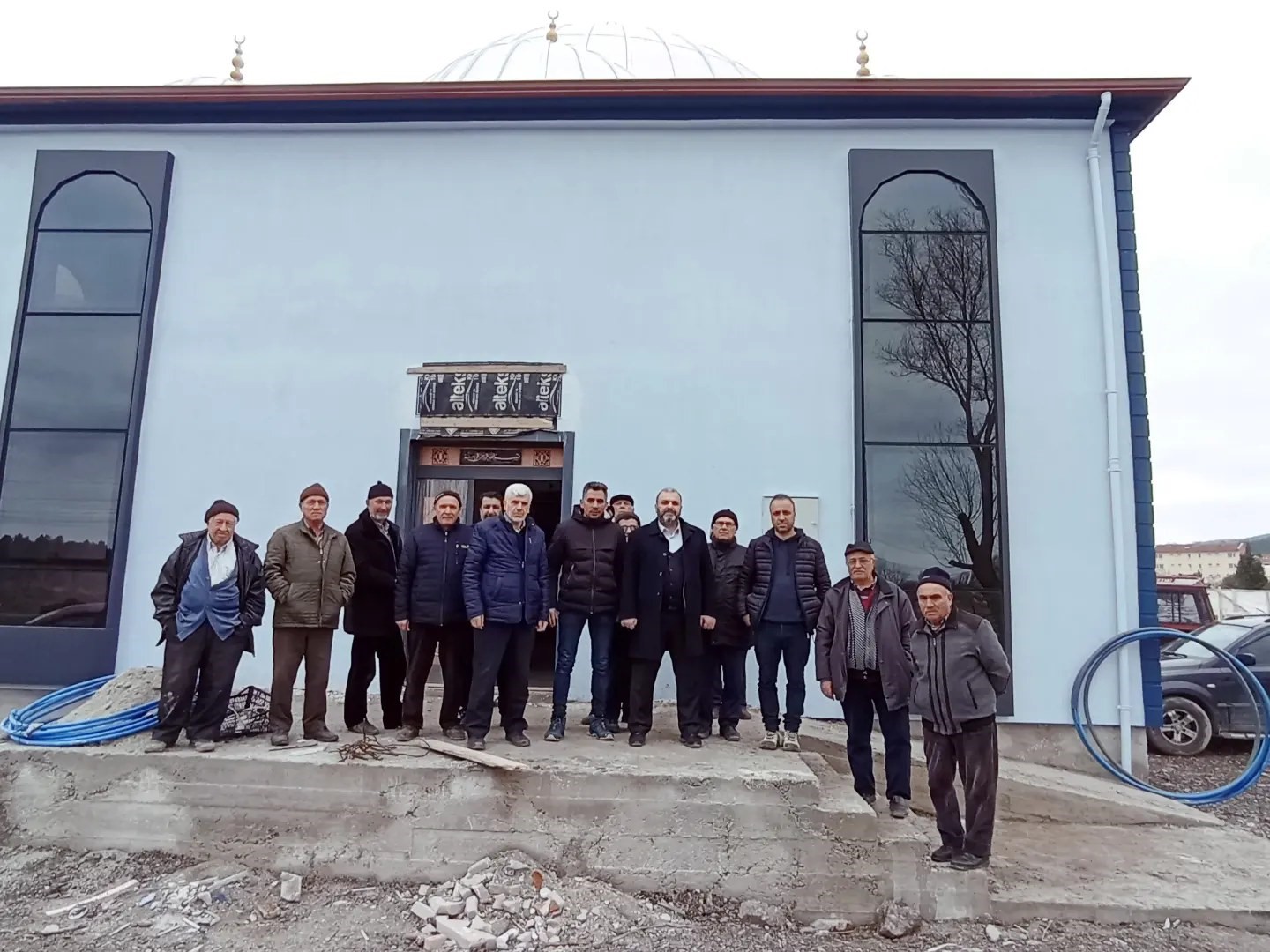 Kütahya’da Safa Merve Camii inşaatı sürüyor