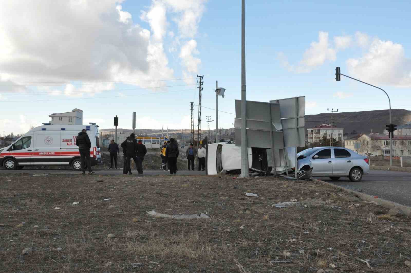 Kars&rsquo;ta trafik kazası: 4 yaralı
