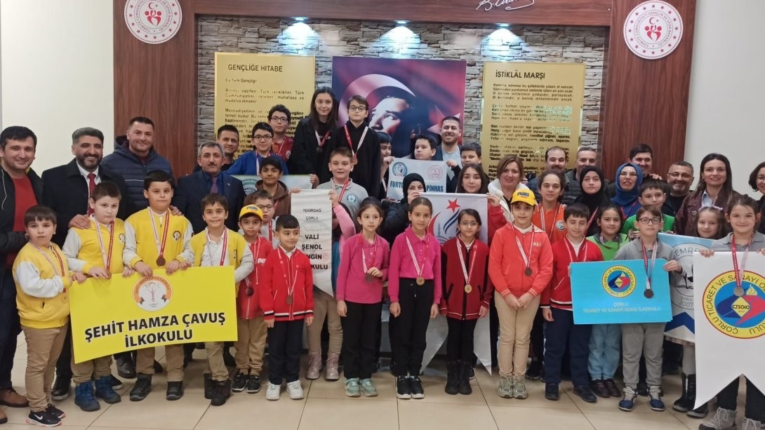 Çorlu’da Akıl ve Zeka Oyunları Yarışmaları Düzenlendi