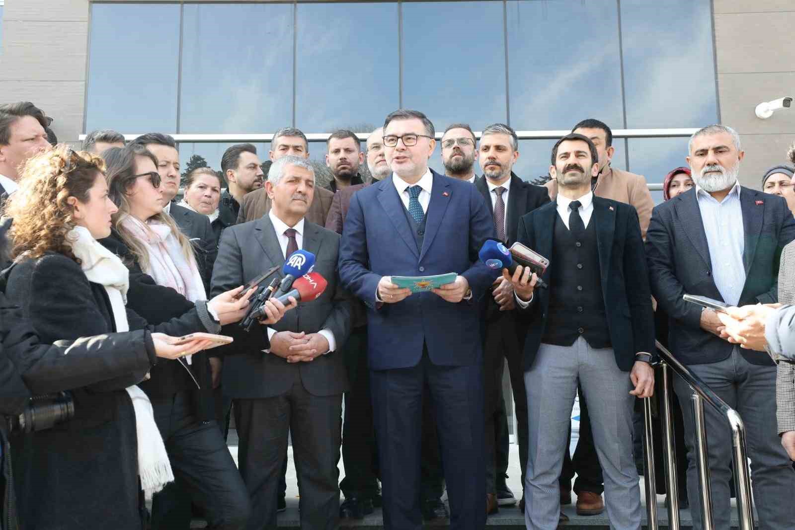 AK Partili Hamza Dağ’ın Cumhur İttifakı İzmir adayı olarak başvurusu yapıldı
