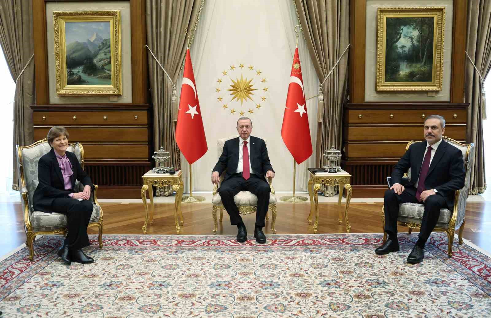 Cumhurbaşkanı Erdoğan, ABD’li Senatör Jeanne Shaheen’i kabul etti

