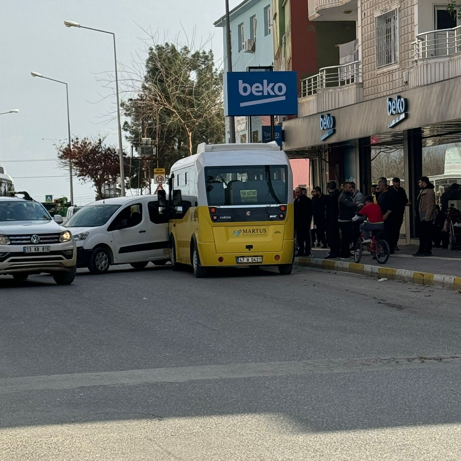 Mardin’de zincirleme trafik kazası
