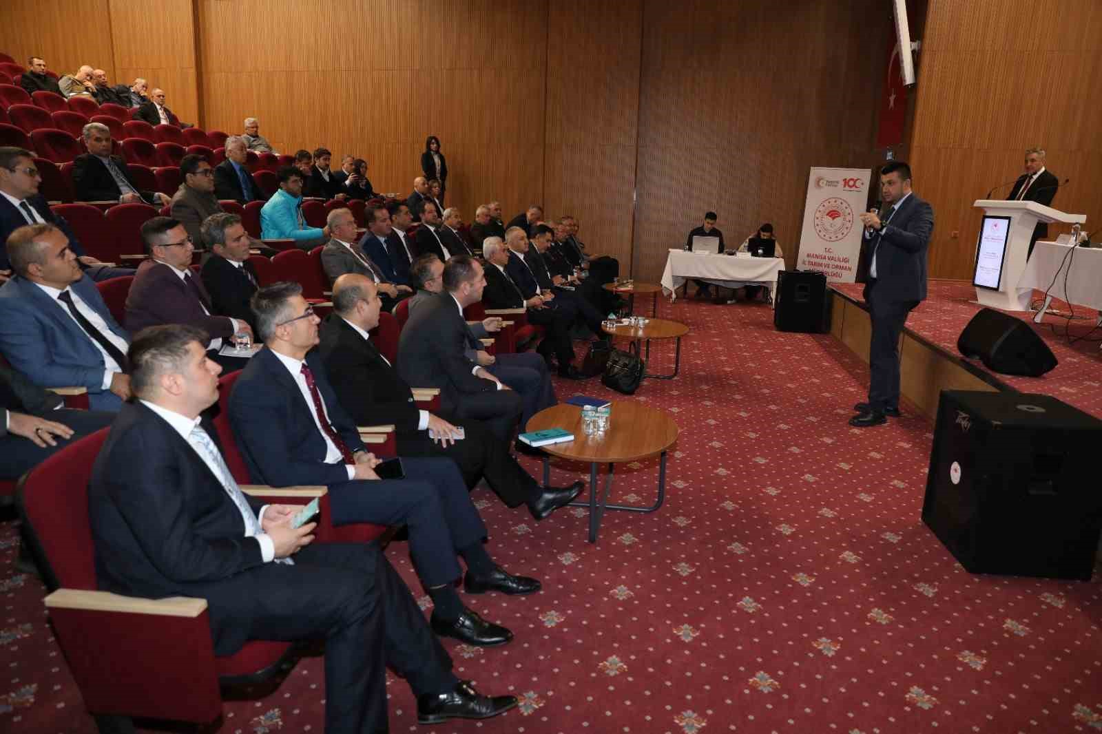 Manisa’da ’Tarımsal üretim planlama’ toplantısı yapıldı