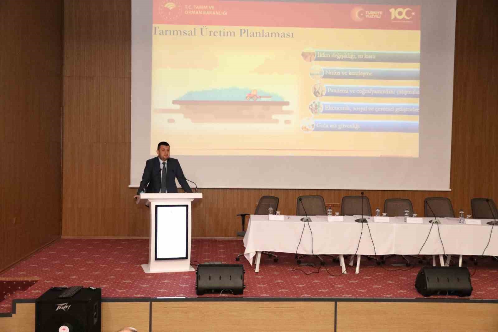 Manisa’da ’Tarımsal üretim planlama’ toplantısı yapıldı
