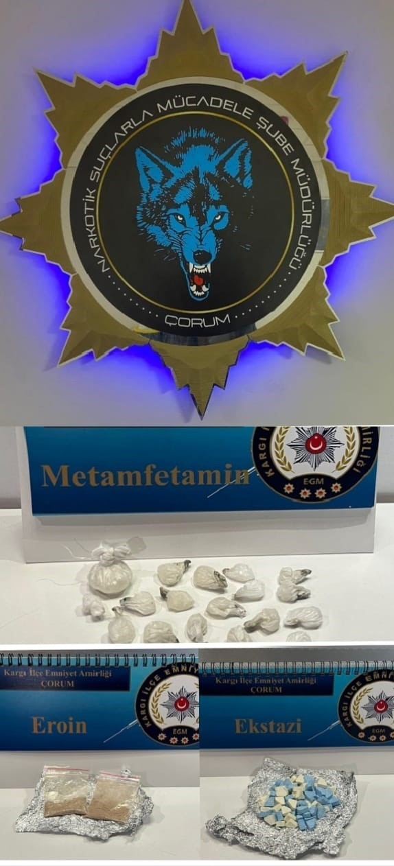 Çorum’da uyuşturucu operasyonu: 4 kişi tutuklandı