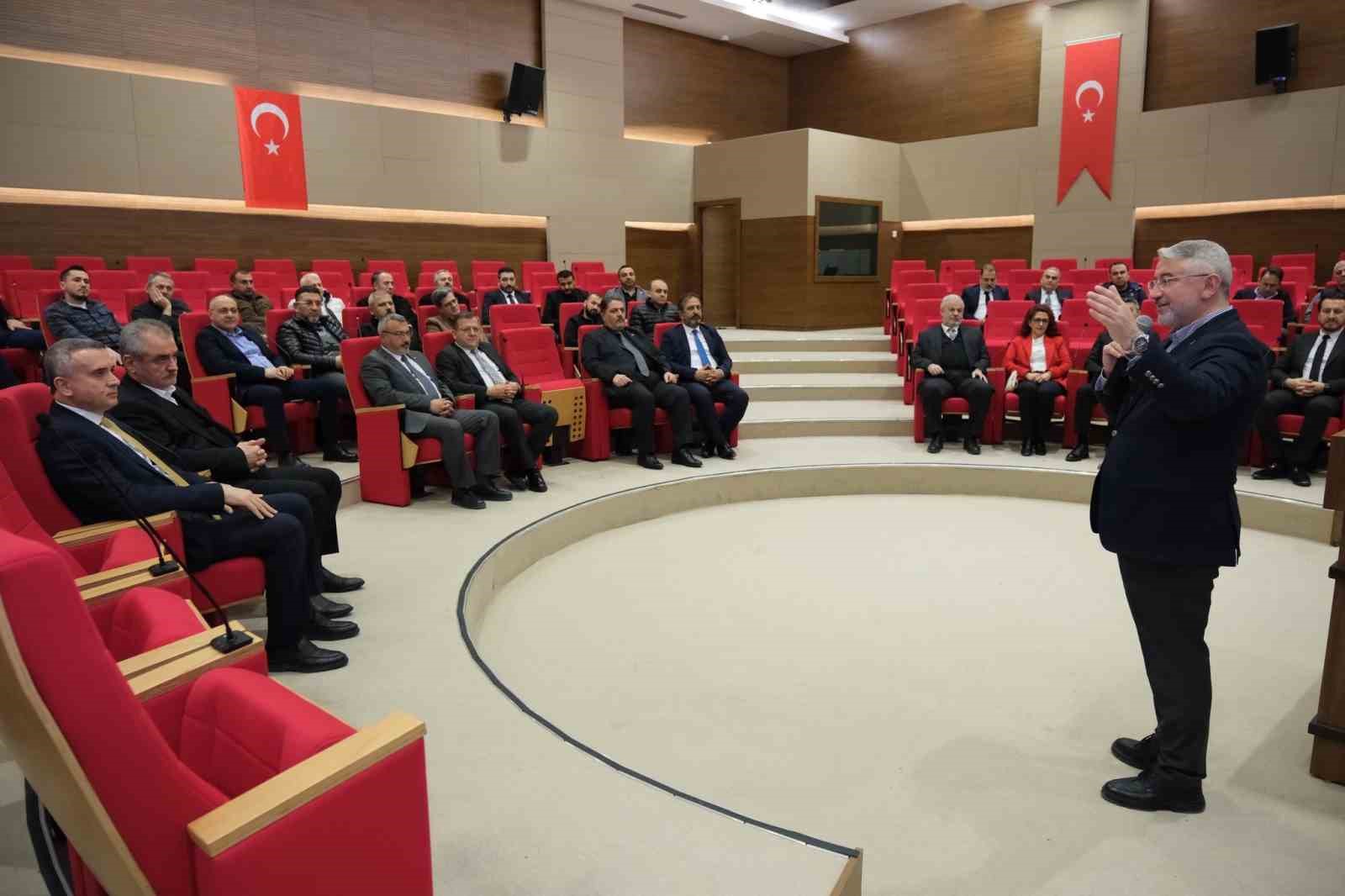 Başkan Aşgın, iş dünyasının temsilcileri ile bir araya geldi