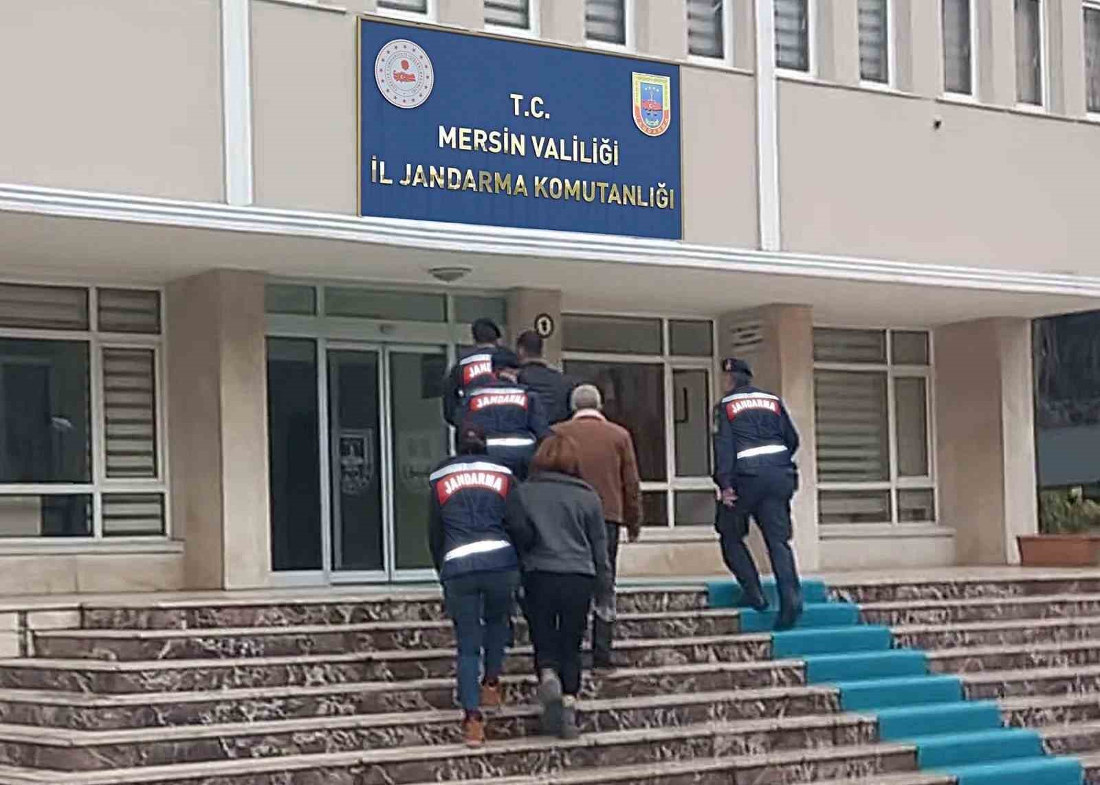 Mersin’de 3 şüpheliden 2’si tutuklandı