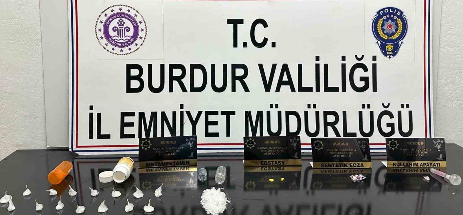 Burdur&rsquo;da uyuşturucu operasyonunda 1 kişi tutuklandı
