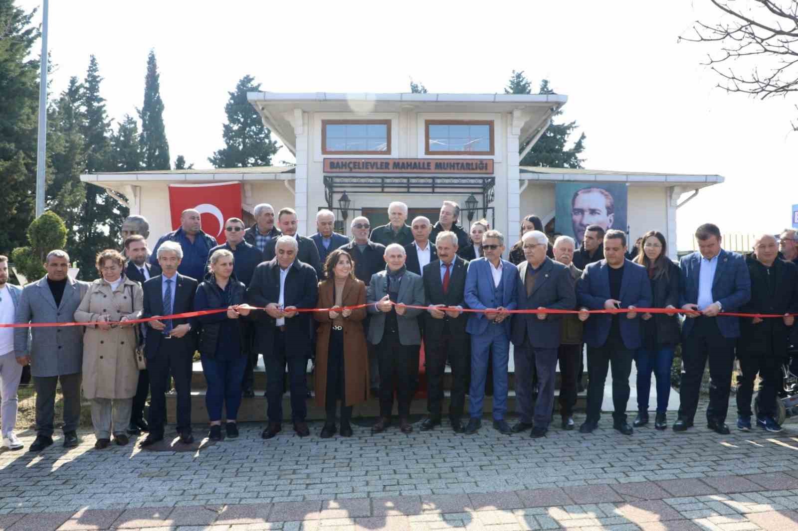 Büyükçekmece Bahçelievler mahalle muhtarlığı törenle açıldı