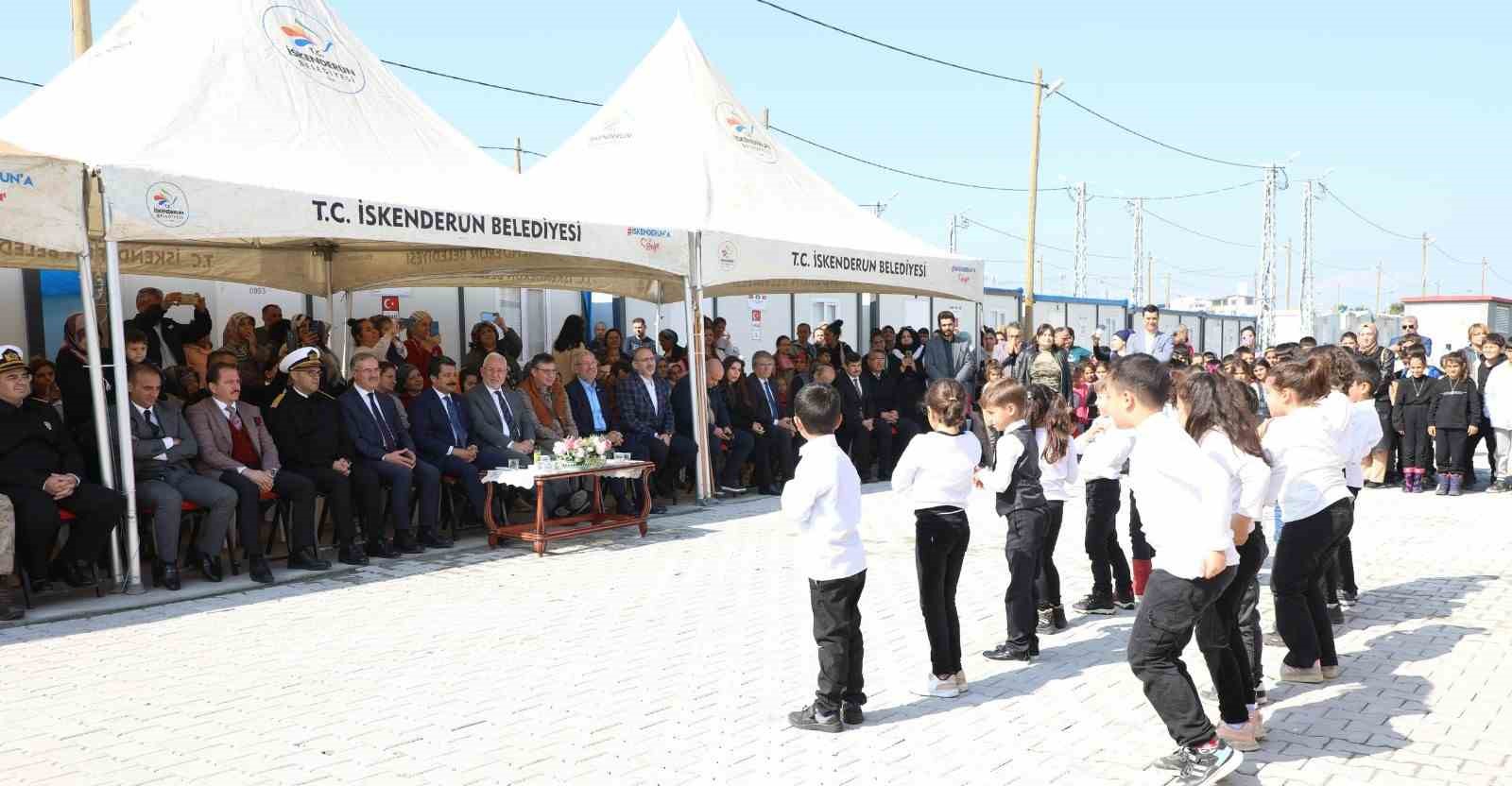 Konya OSB tarafından İskenderun’a kazandırılan ilkokulun açılışı yapıldı