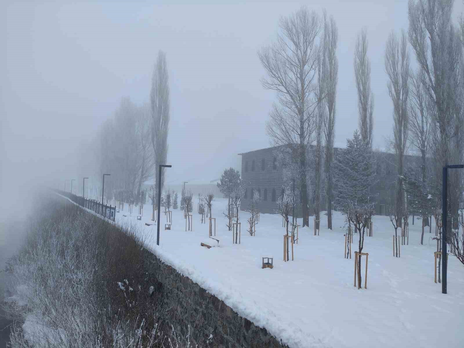 Ardahan’da soğuk hava ve sis etkili oldu
