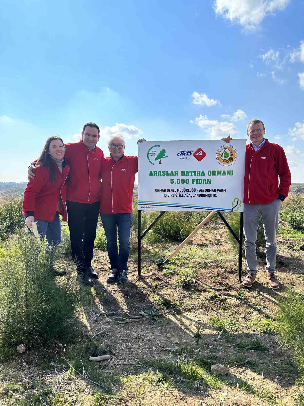 Aras Kargo 16 bin fidanı toprakla buluşturuyor
