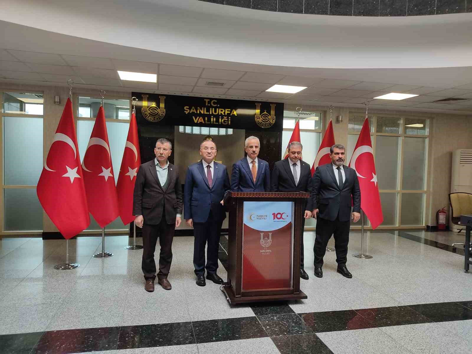 Ulaştırma Bakanı Uraloğlu, Şanlıurfa’da