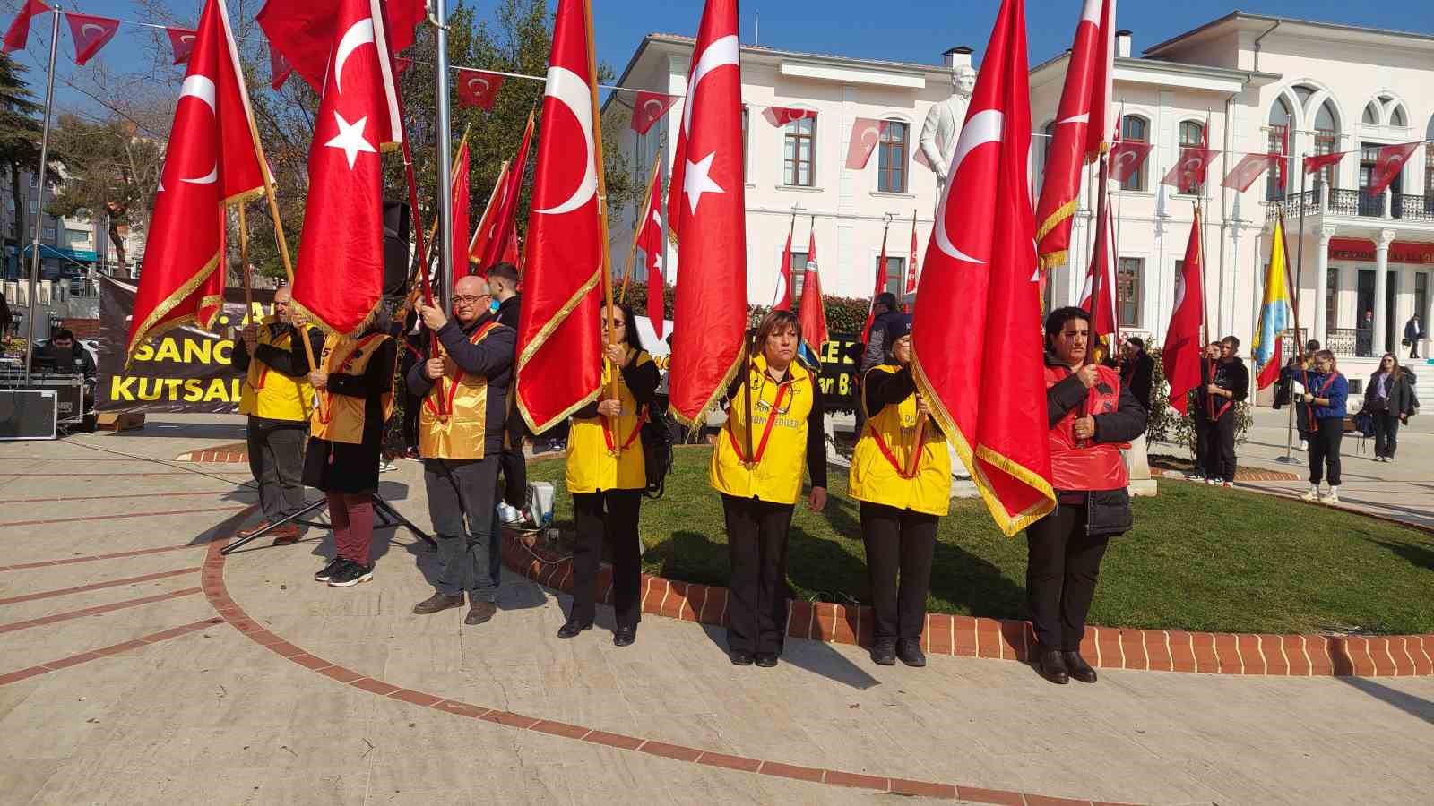 Tekirdağ&rsquo;da 57. Alay sancak teslim t&ouml;reni d&uuml;zenlendi
