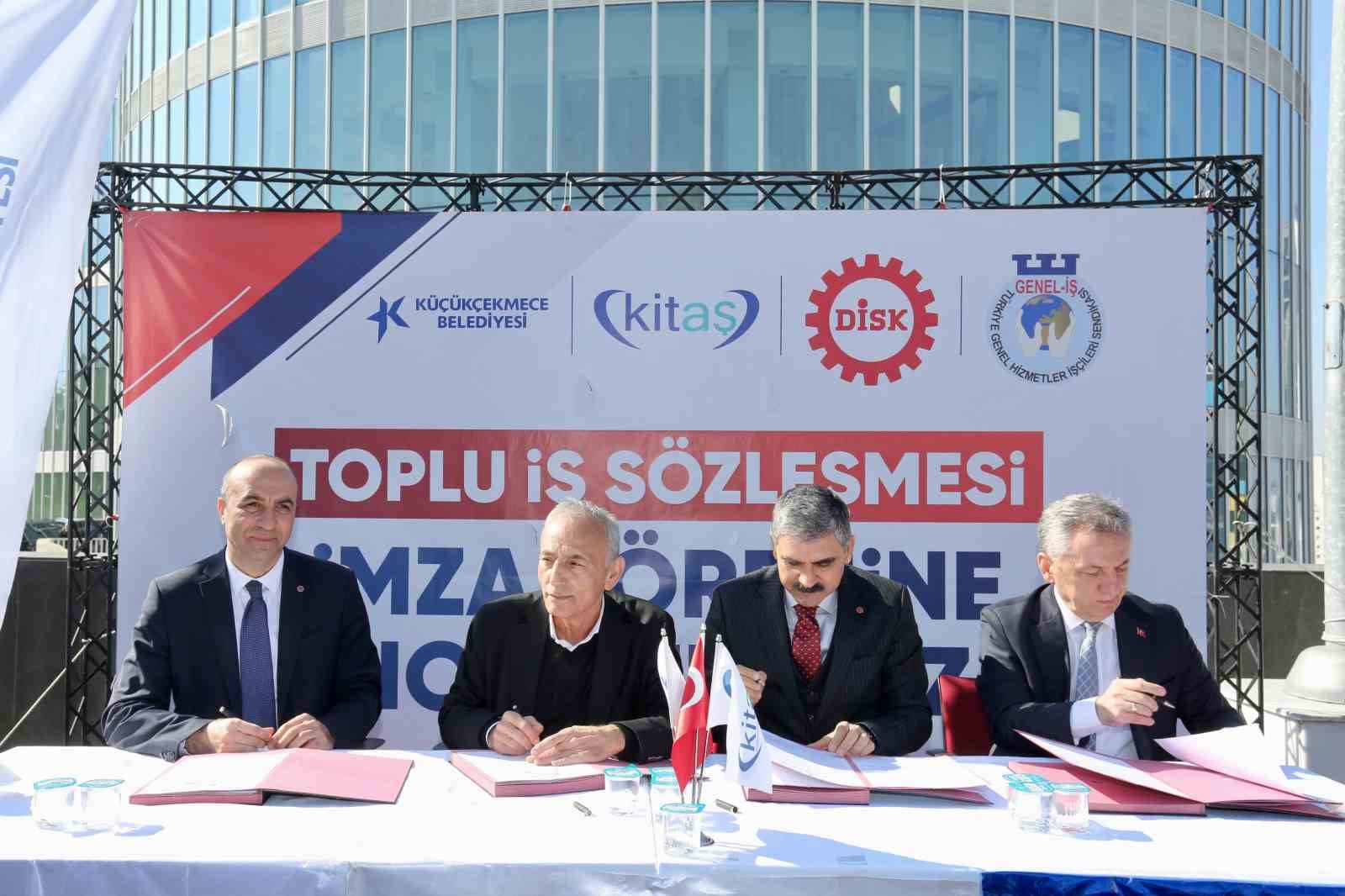 Küçükçekmece’de Belediye çalışanlarına yüzde 76 zam yapıldı