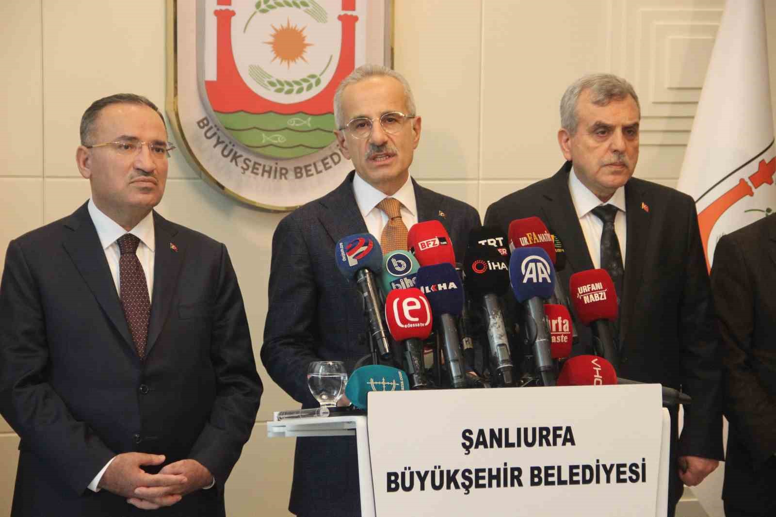 Bakan Uraloğlu Şanlıurfa’ya müjdeleri sıraladı