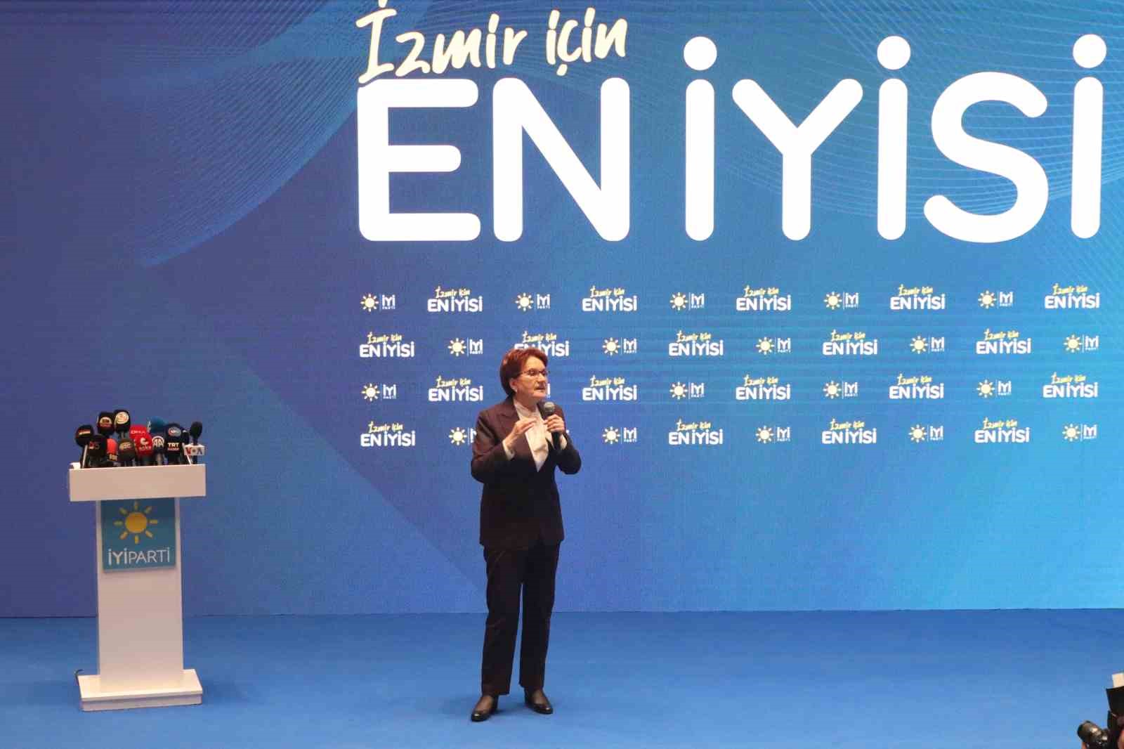 İYİ Parti Genel Başkanı Akşener: “İYİ Parti’nin misyonu ‘Sen aday çıkarırsan o kazanır’ cümlesine uymamaktır”