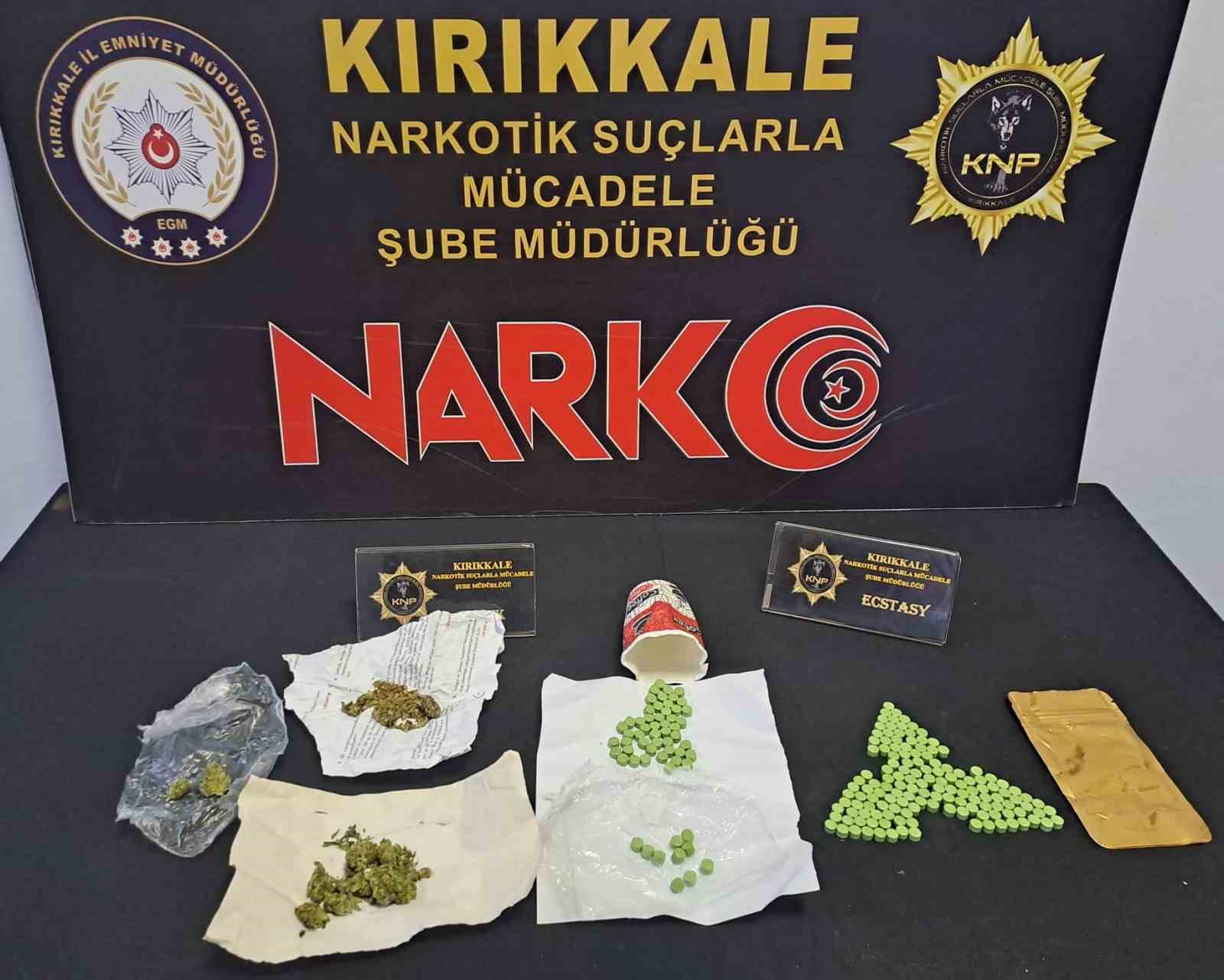 Kırıkkale’de uyuşturucu operasyonunda 1 tutuklama