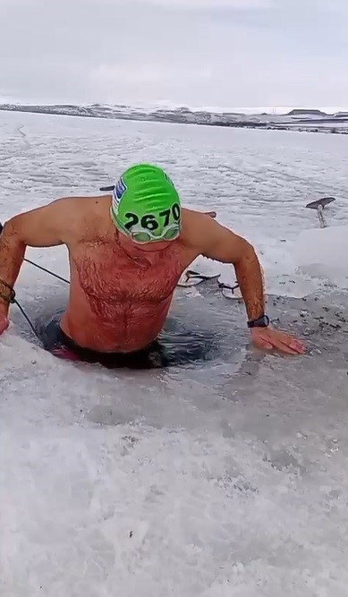 Burası Rusya değil buz tutan &Ccedil;ıldır G&ouml;l&uuml;

