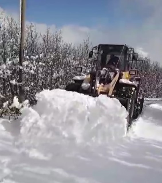 Tunceli’de kardan kapanan köy yolları ulaşıma açılıyor