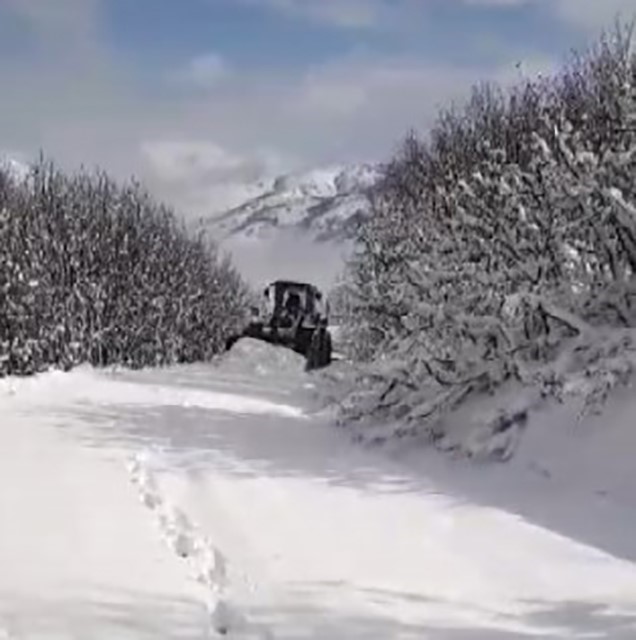 Tunceli’de kardan kapanan köy yolları ulaşıma açılıyor
