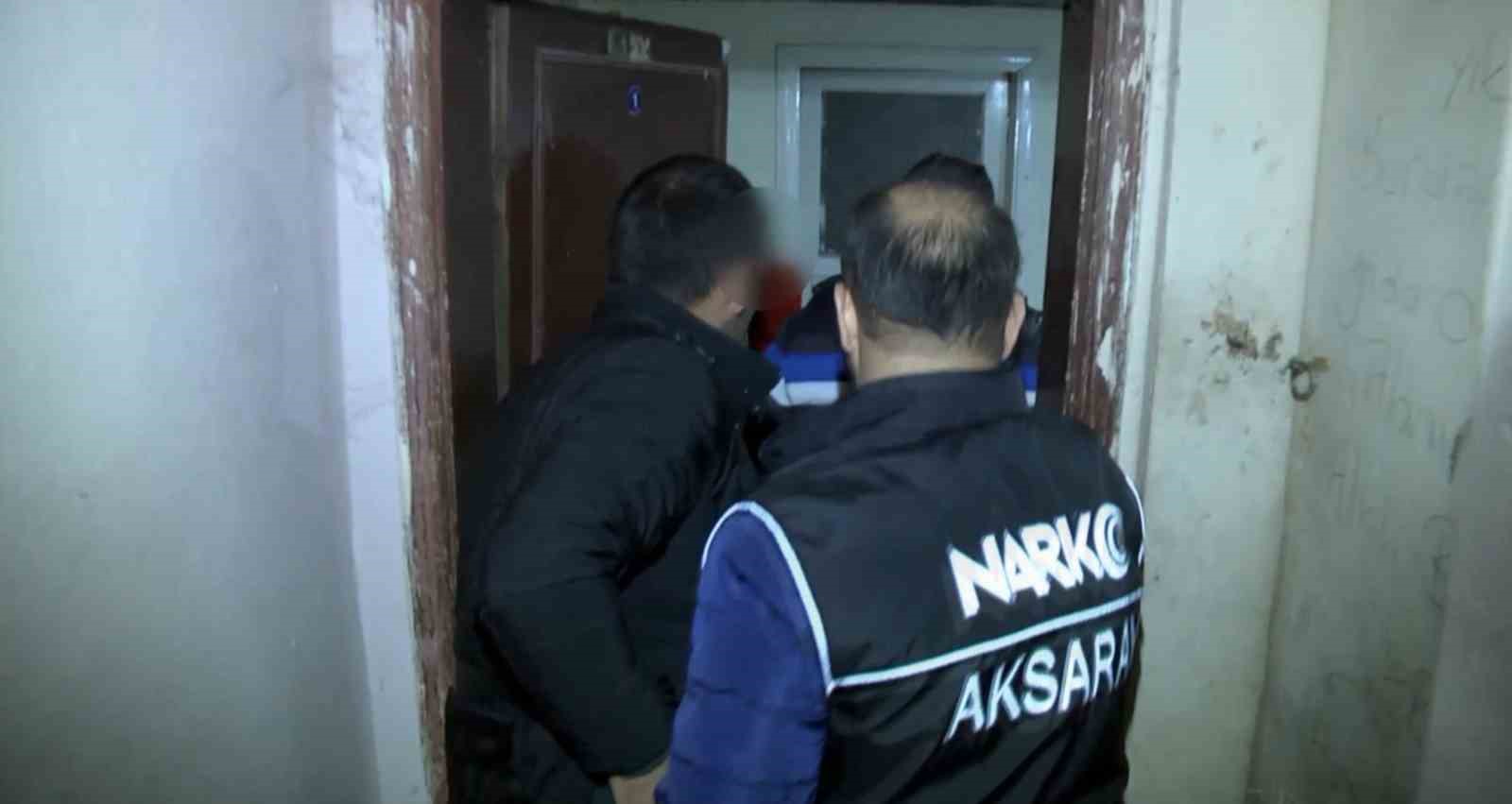 Aksaray’da zehir tacirlerine şok operasyon: 12 tutuklama