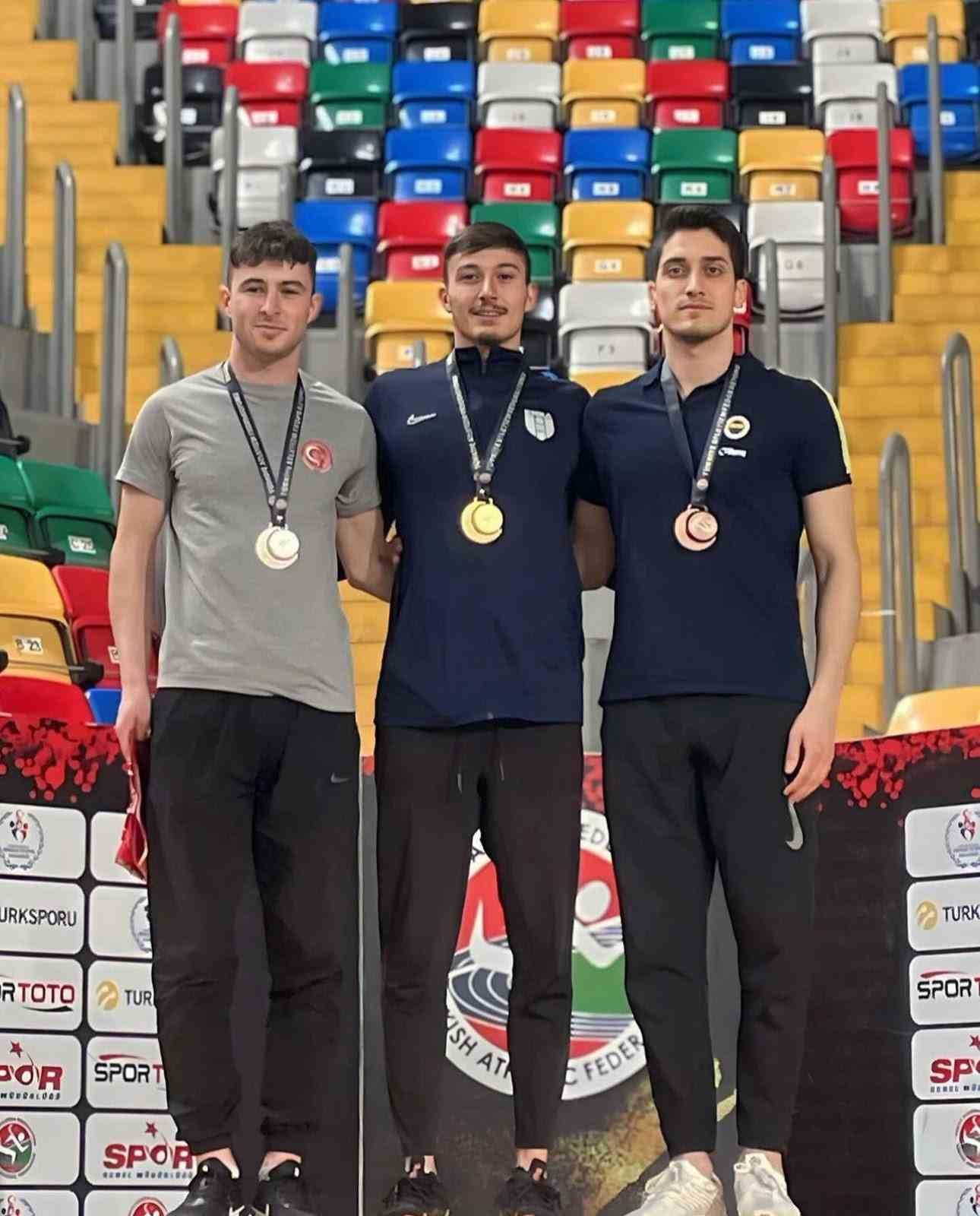 ZBE&Uuml; T&uuml;rkiye B&uuml;y&uuml;kler Salon Atletizm Şampiyonası&rsquo;na damga vurdu
