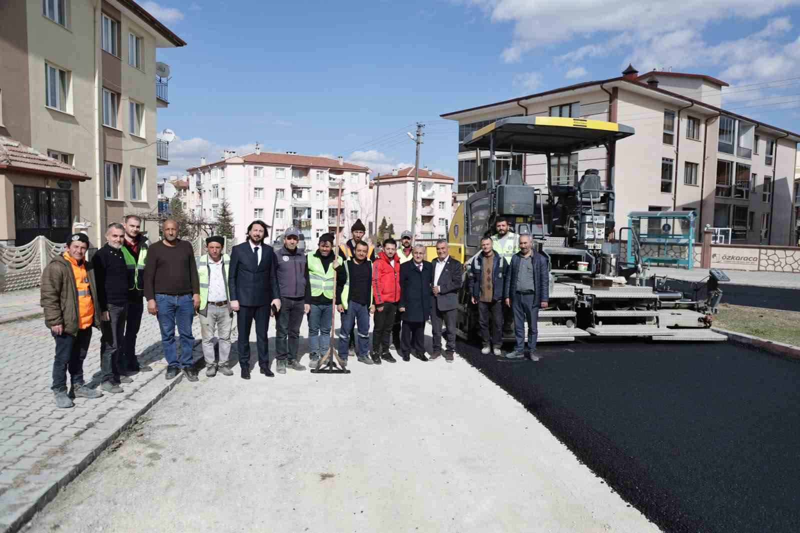 Mescid-i Aksa Caddesi asfaltlanıyor

