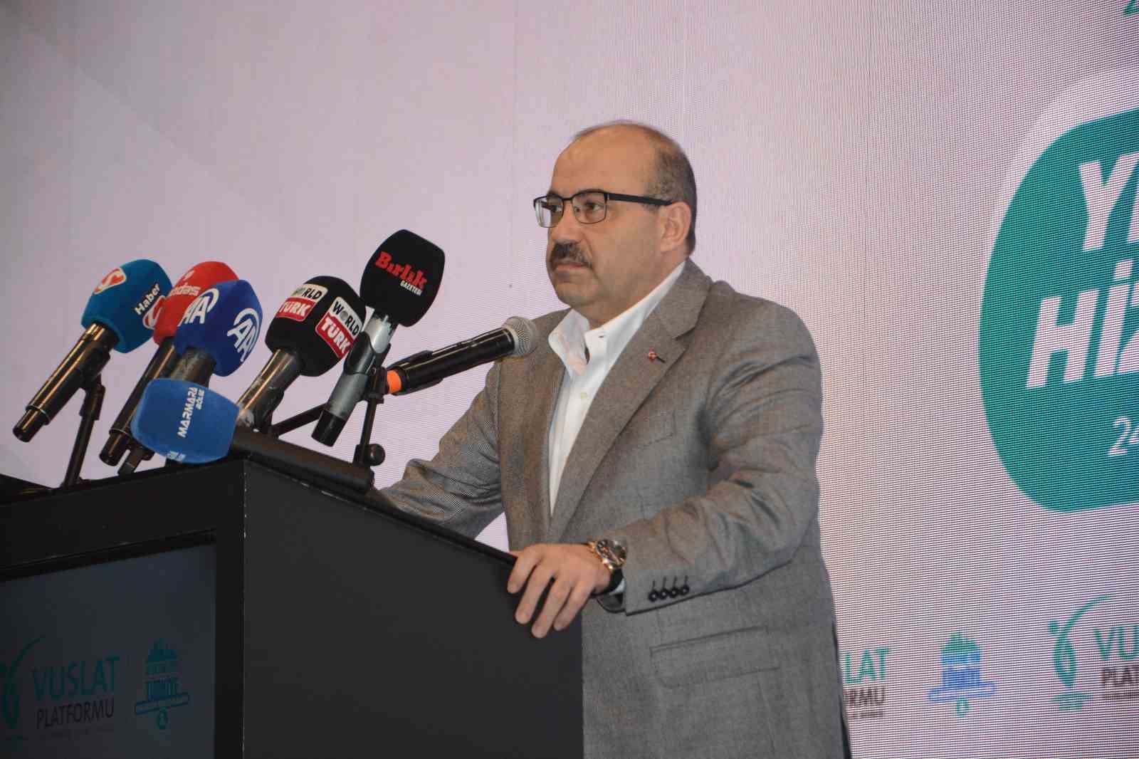 Vuslat Platformundan Balıkesir&rsquo;de &lsquo;Yerelden Genele Hizmet Anlayışımız&rsquo; konferansı
