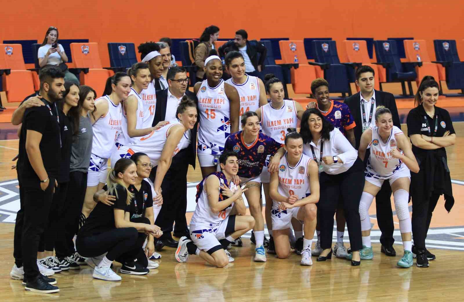 Kadınlar Basketbol Süper Ligi: İlkem Yapı Tarsus Spor: 131 - Hatay Büyükşehir Belediyespor: 92
