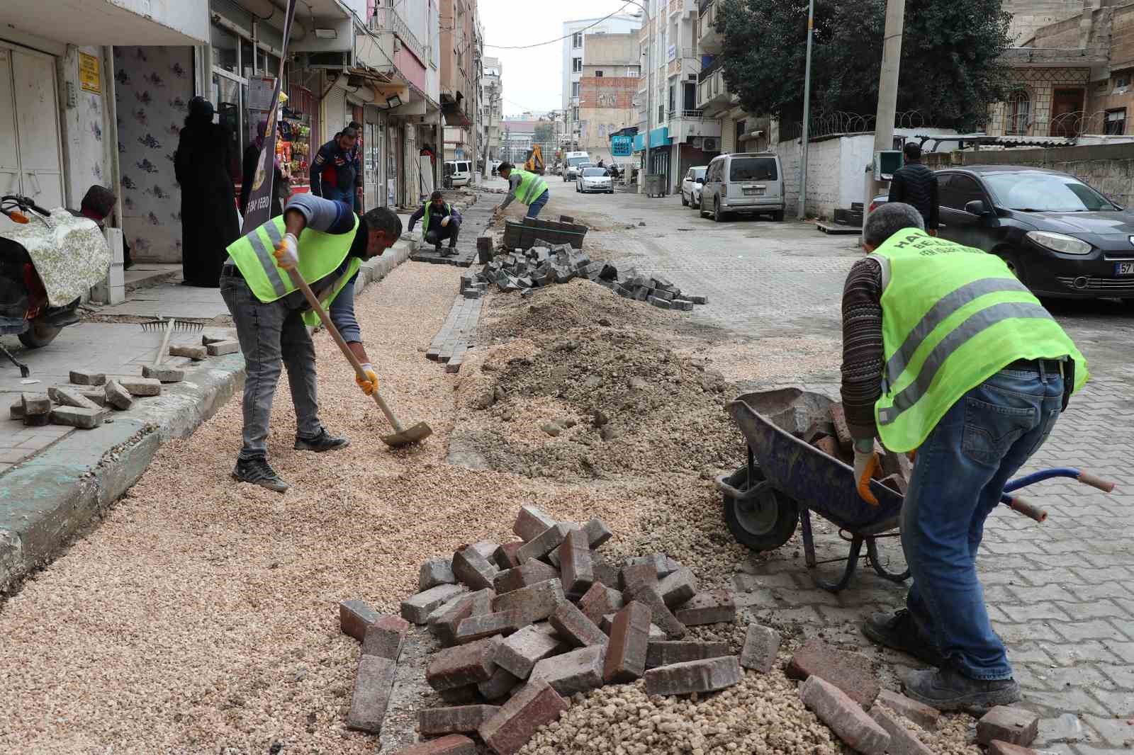 Haliliye&rsquo;de sokaklar yenileniyor
