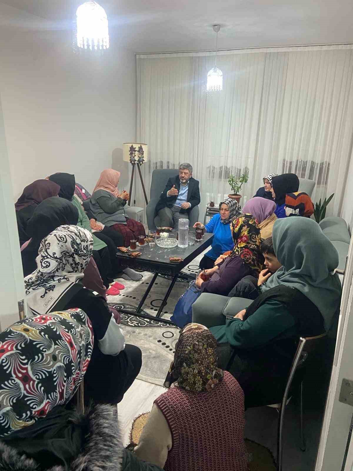 Başkan Ak&ccedil;adurak, ev ziyaretlerine devam ediyor
