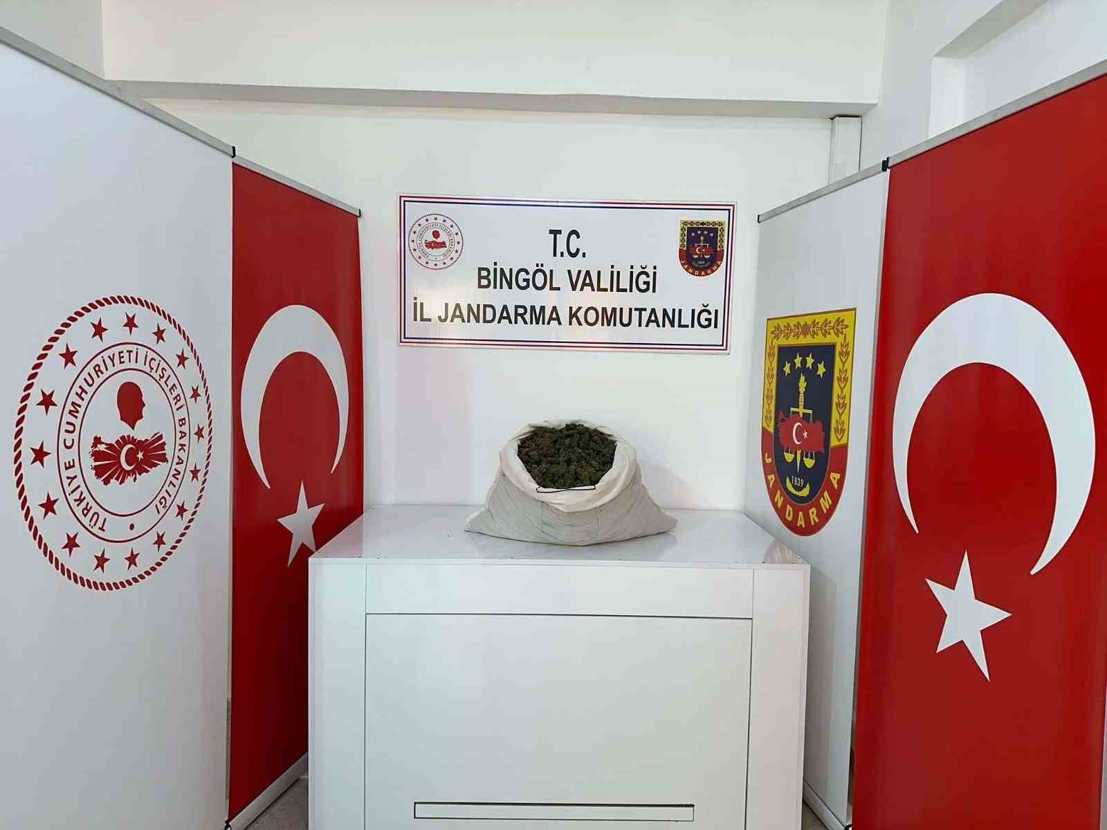 Bingöl’de 5 kilo uyuşturucu madde ele geçirildi