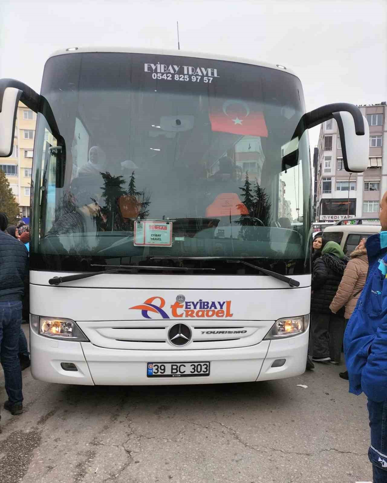 Kırklareli&rsquo;nde umre yolcuları uğurlandı
