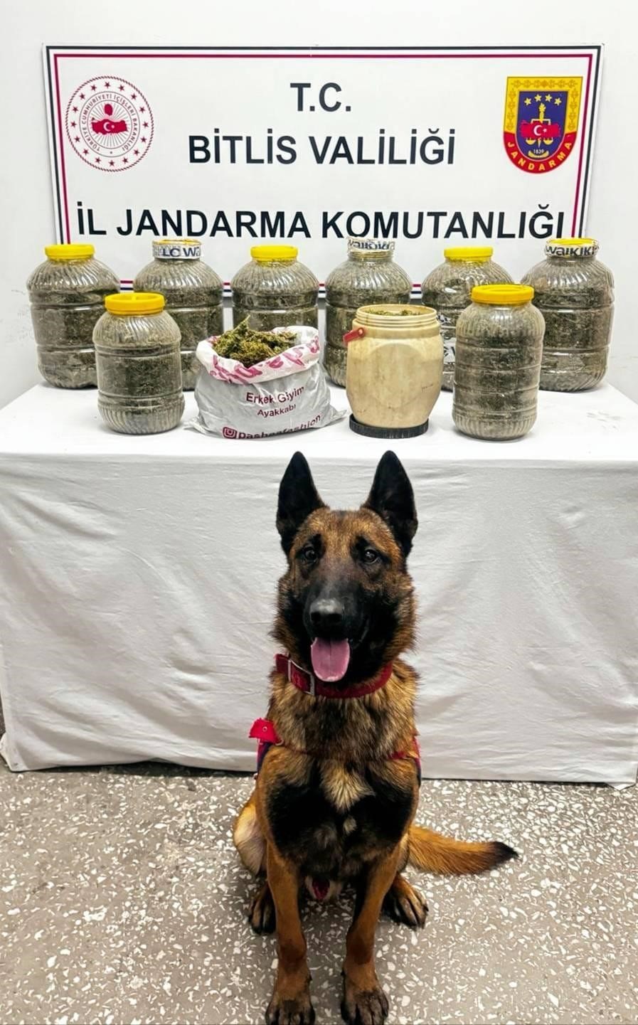 Hizan&rsquo;da 11 kilo 450 gram skunk maddesi ele ge&ccedil;irildi
