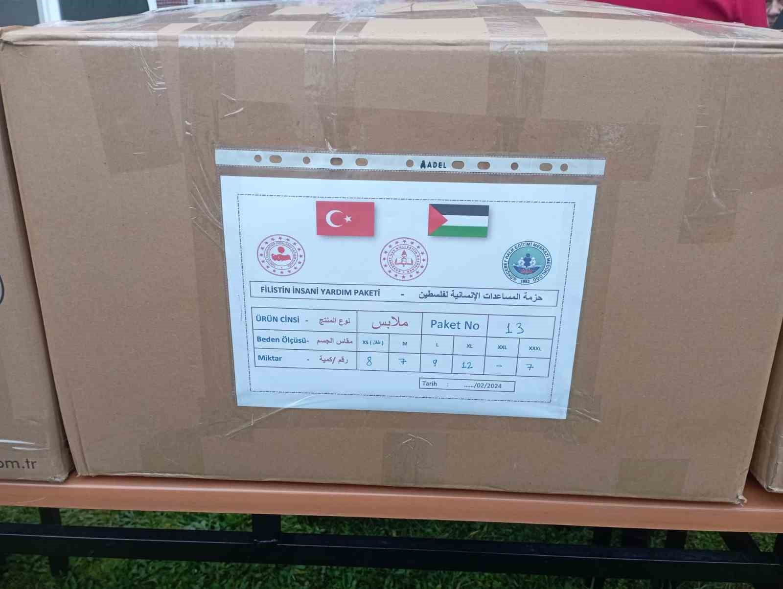 G&ouml;k&ccedil;ebey HEM, Gazze&rsquo;deki kadın ve &ccedil;ocuklar i&ccedil;in giysi &uuml;retti
