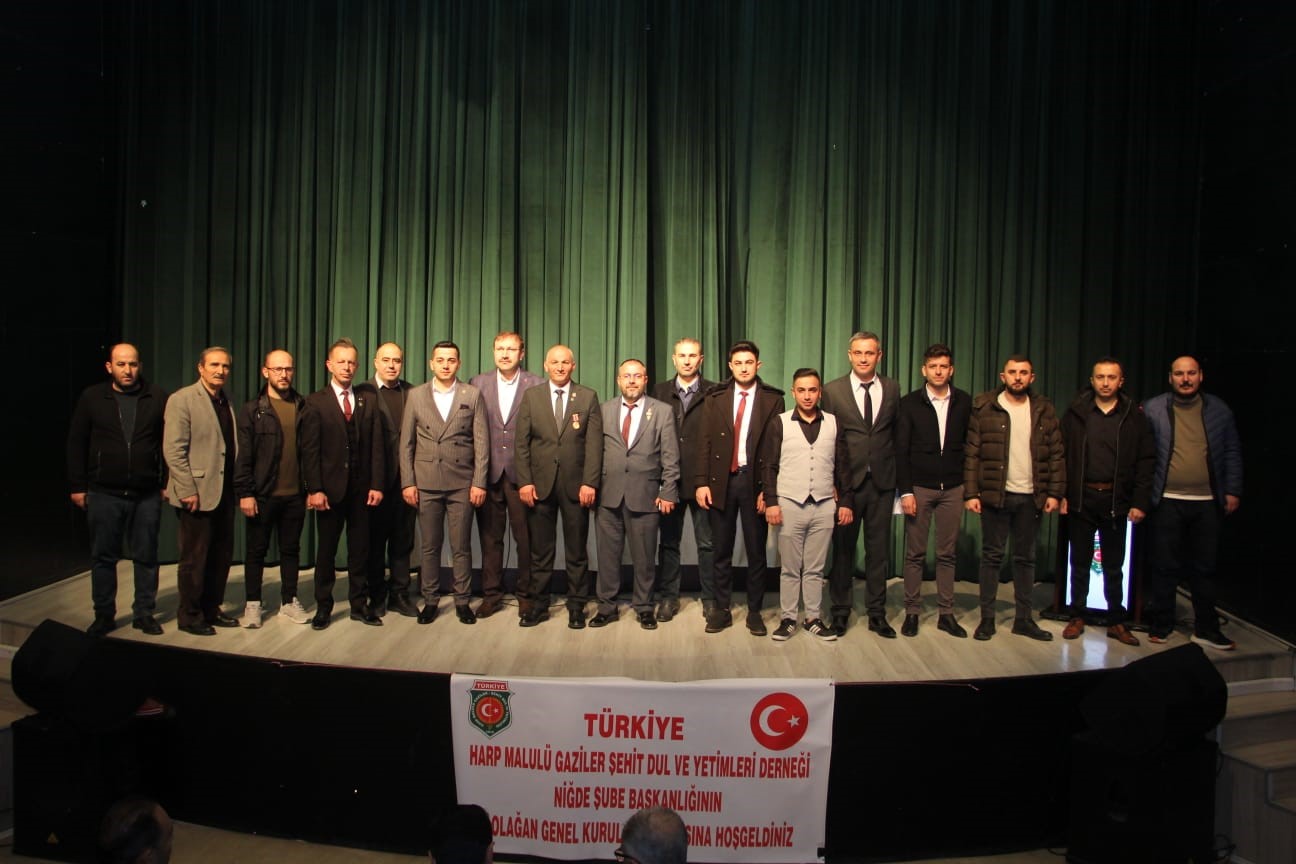 Niğde&rsquo;de Gaziler 5. Olağan Genel Kurulu&rsquo;nu yaptı

