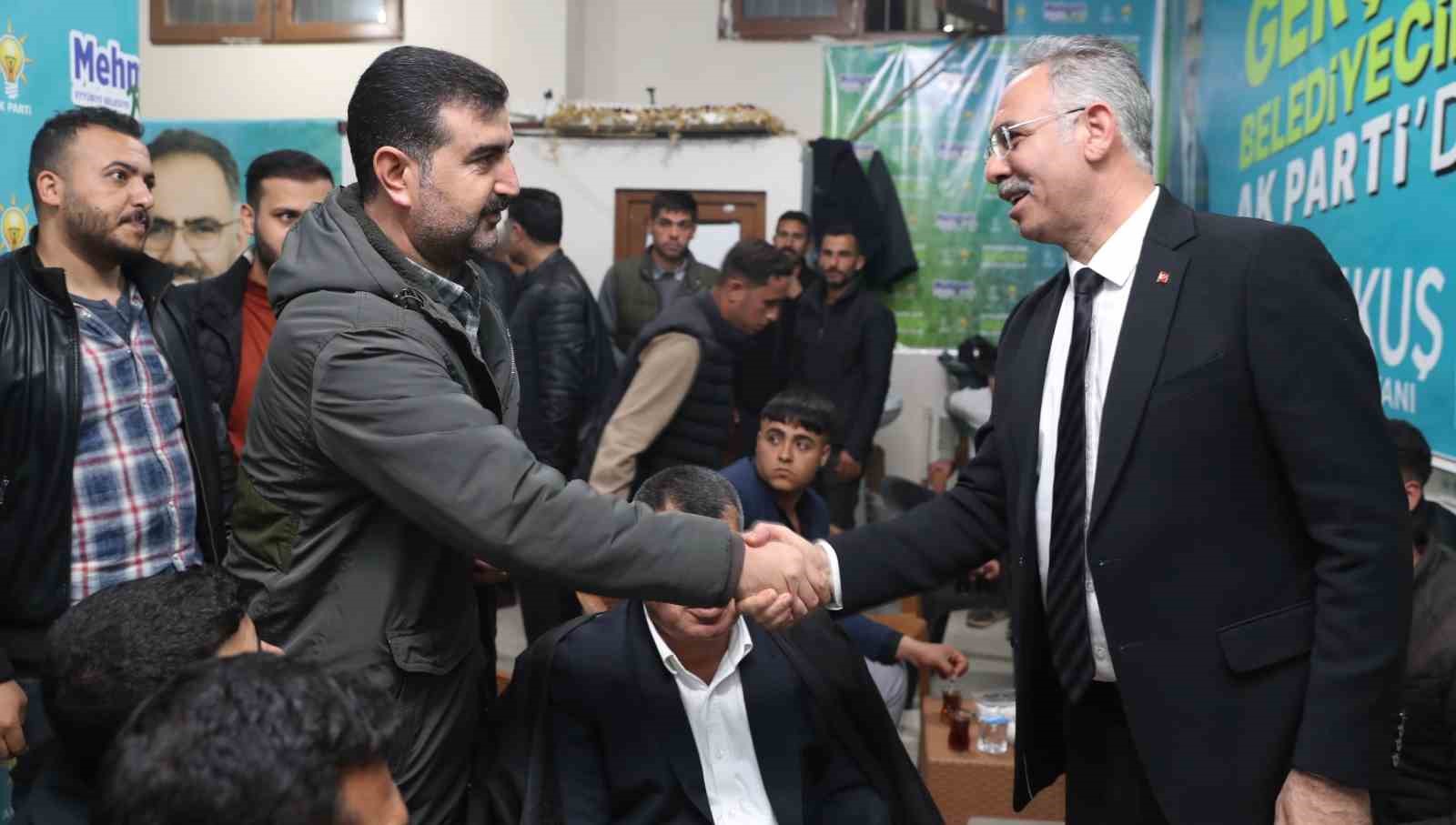 Eyyübiye Belediye Başkanı Mehmet Kuş’a destekler sürüyor