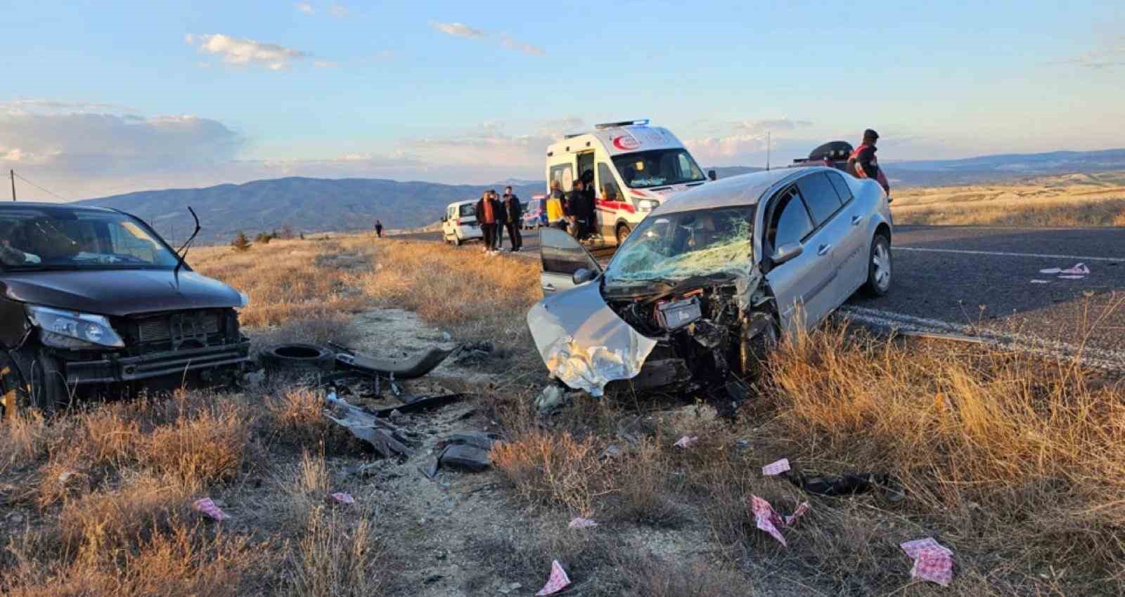 Nevşehir&rsquo;de trafik kazası: 3 yaralı
