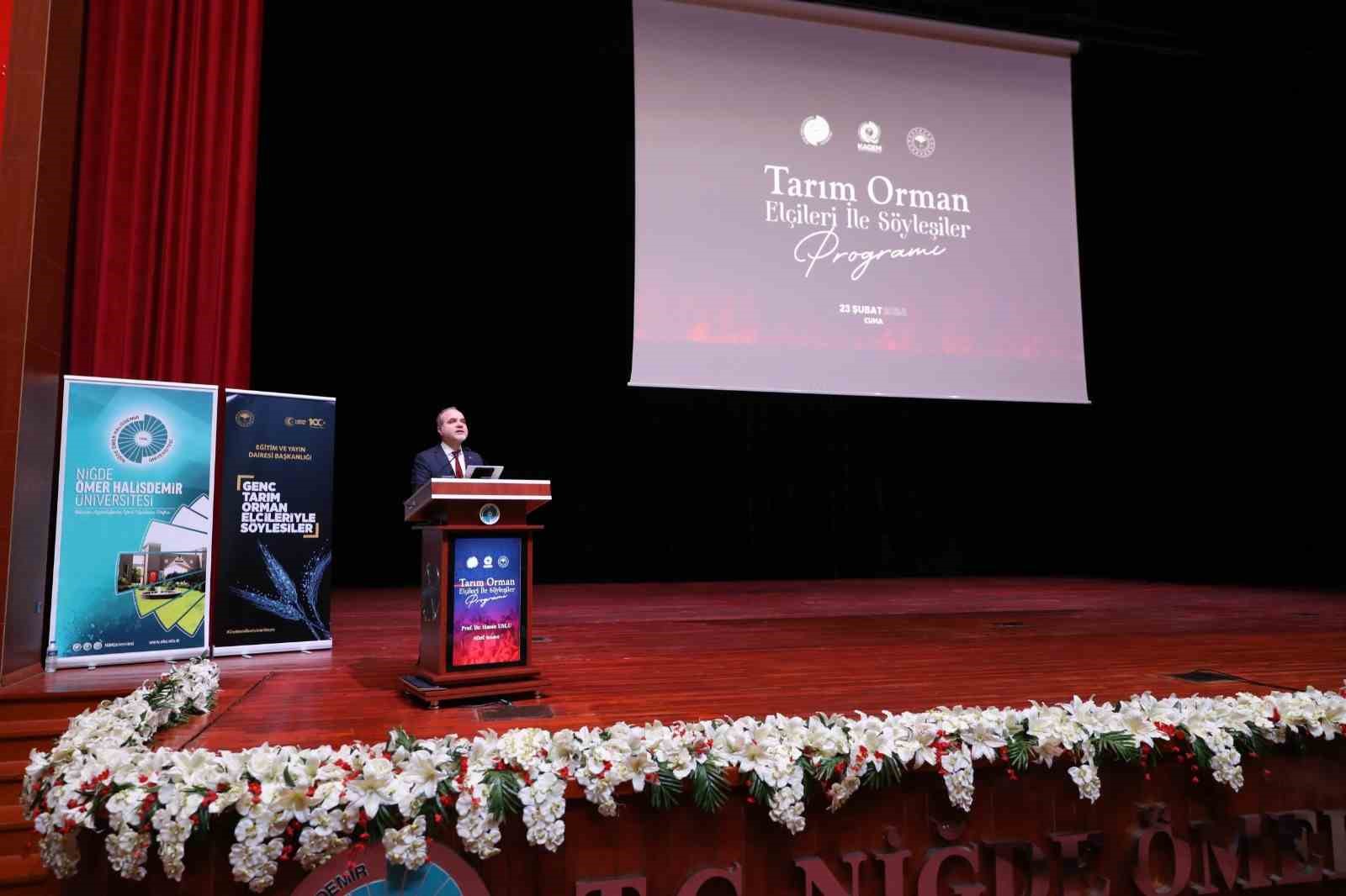 Niğde&rsquo;de Tarım Orman El&ccedil;ileri ile S&ouml;yleşiler Programı d&uuml;zenlendi
