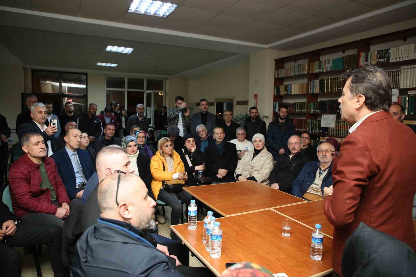 AK Parti Ortahisar Belediye Başkan Adayı Ergin Aydın: "Hizmeti vatandaşımızın ayağına getireceğiz"