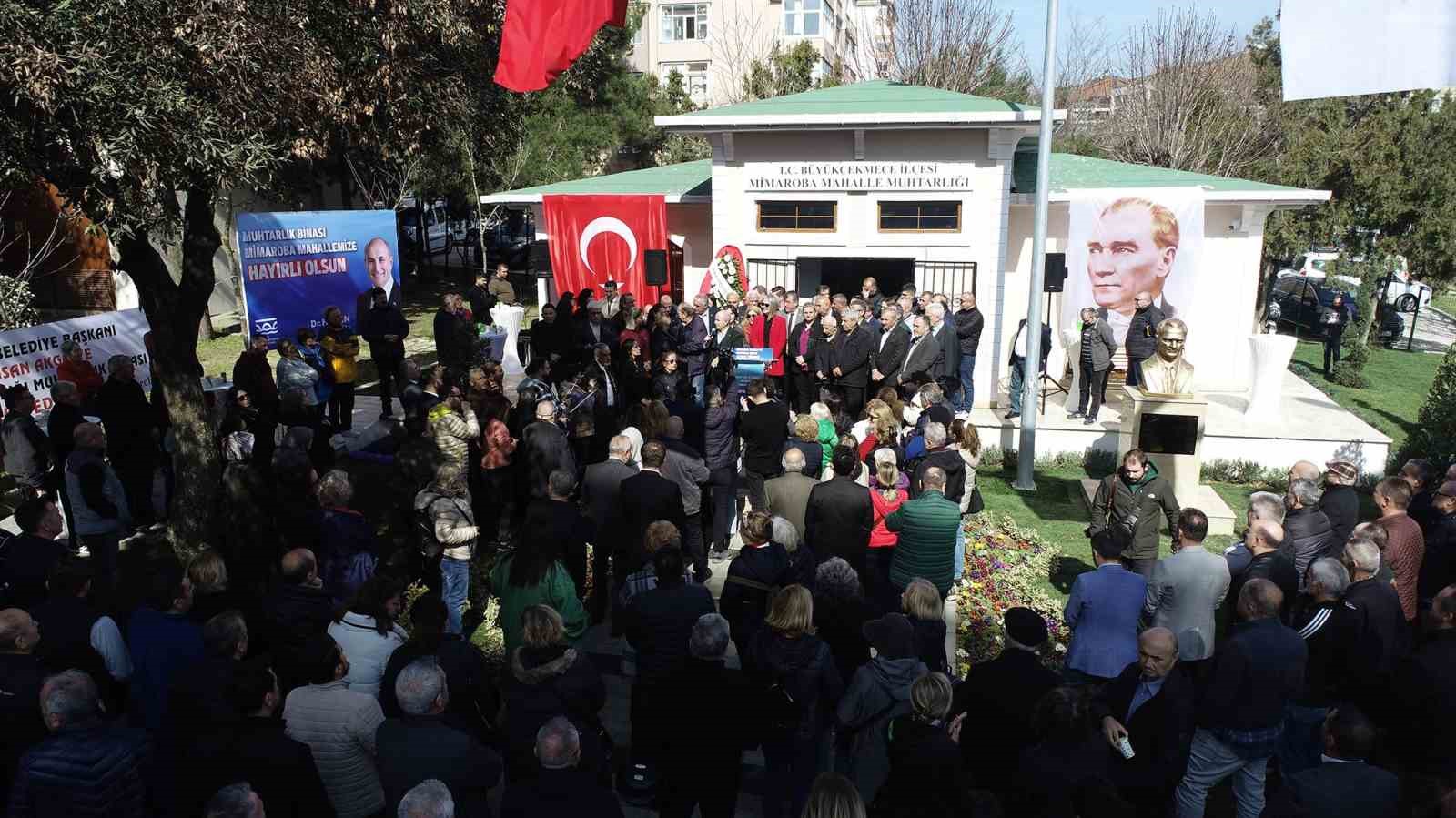 Büyükçekmece Mimaroba mahalle muhtarlığı açıldı