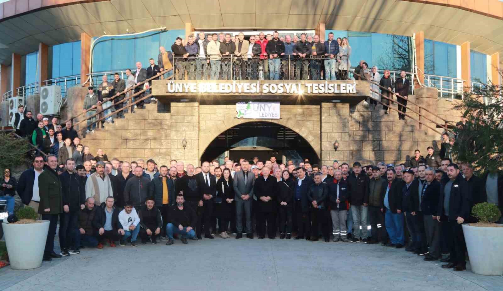 Ünye’de belediye işçilerinin maaşlarına yüzde 105 zam yapıldı