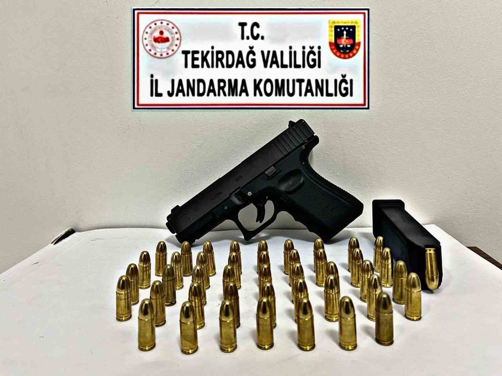 Tekirdağ’da silah ve uyuşturucu operasyonu