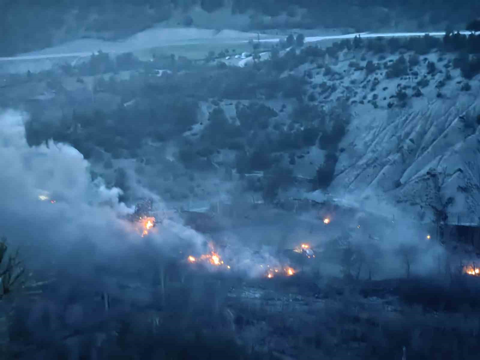 Tokat’ta orman yangını