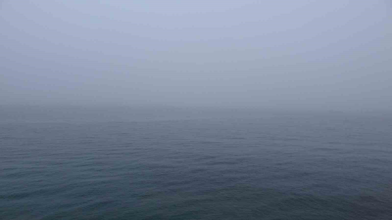 Çanakkale’de sis etkili olmaya devam ediyor