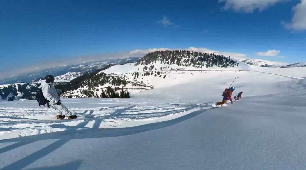 Sahara Milli Parkı, snowboard tutkunlarının yeni gözdesi oldu
