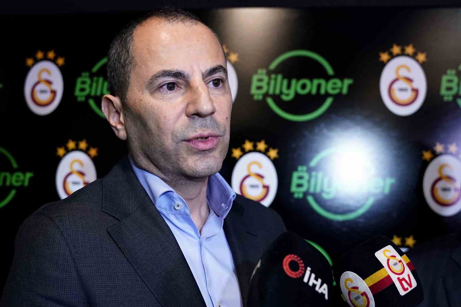 Dursun &Ouml;zbek: &ldquo;Amacımız Bilyoner ile Galatasaray iş birliğinin gelişerek devam etmesi&rdquo;
